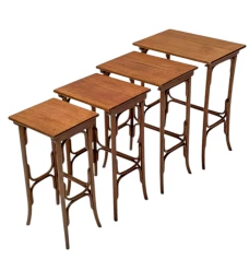 Vienna Secession Bentwood Nesting Tables by Michael Thonet for Thonet, 1900s